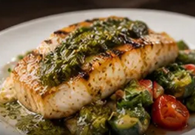 Grilled Halibut