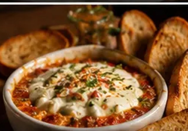 Broiled Chevre and Tomato Fondue