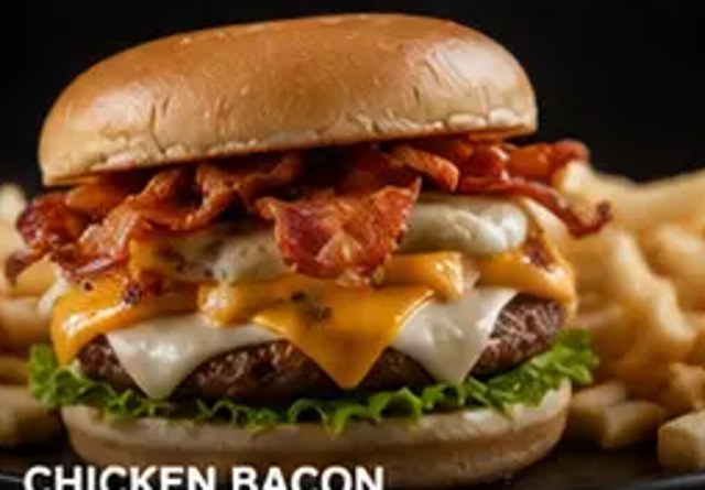 Chicken Bacon Ranch Burger